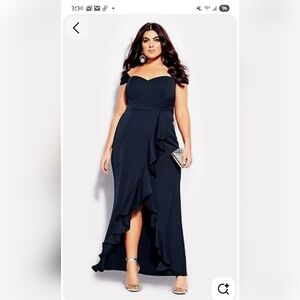 City chic evening dress